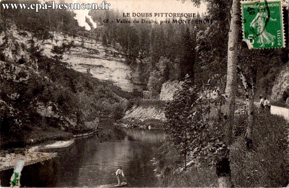 LE DOUBS PITTORESQUE - 68 - Vallée du Doubs, près MONTBENOIT
